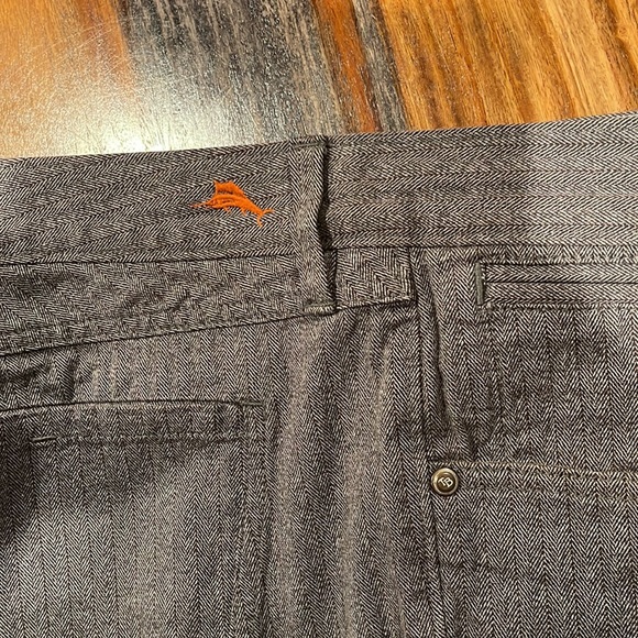 Tommy Bahama Five Pocket Grey stripes Pants. EUC - Picture 10 of 13